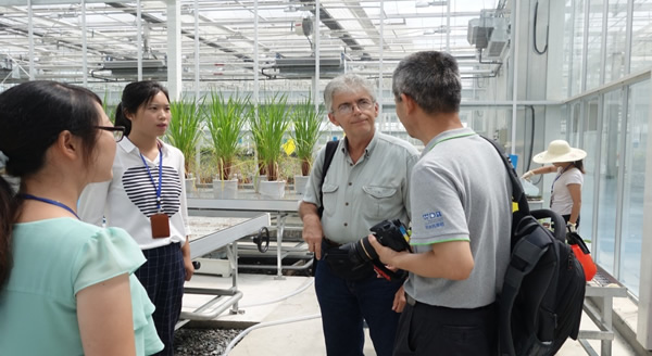 意大利博洛尼亞大學(xué)教授Roberto Tuberosa參觀(guān)考察AgriPheno平臺