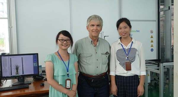 意大利博洛尼亞大學(xué)教授Roberto Tuberosa參觀(guān)考察AgriPheno平臺