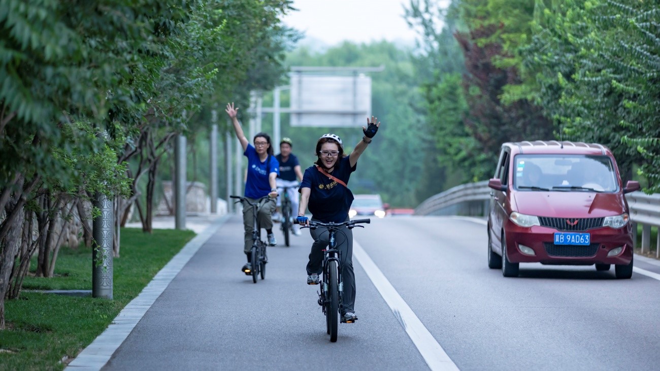 「騎行雁棲湖，凝聚團隊力！」 一日騎行團建，挑戰(zhàn)與美景同行！