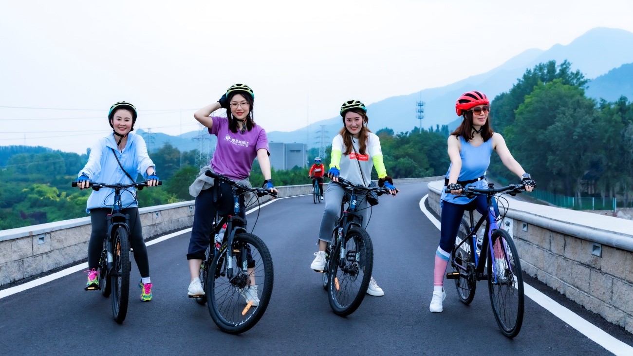 「騎行雁棲湖，凝聚團隊力！」 一日騎行團建，挑戰(zhàn)與美景同行！