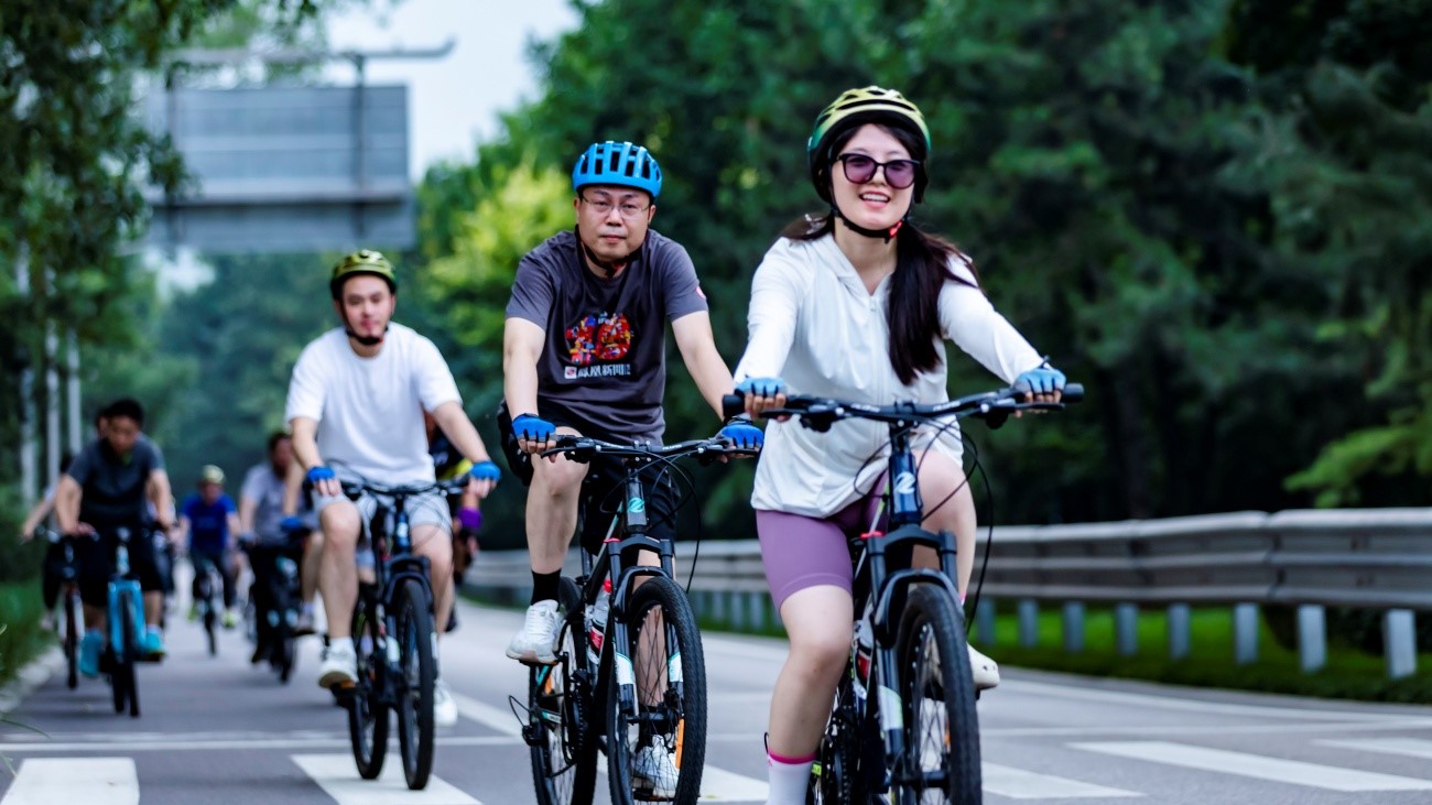 「騎行雁棲湖，凝聚團隊力！」 一日騎行團建，挑戰(zhàn)與美景同行！