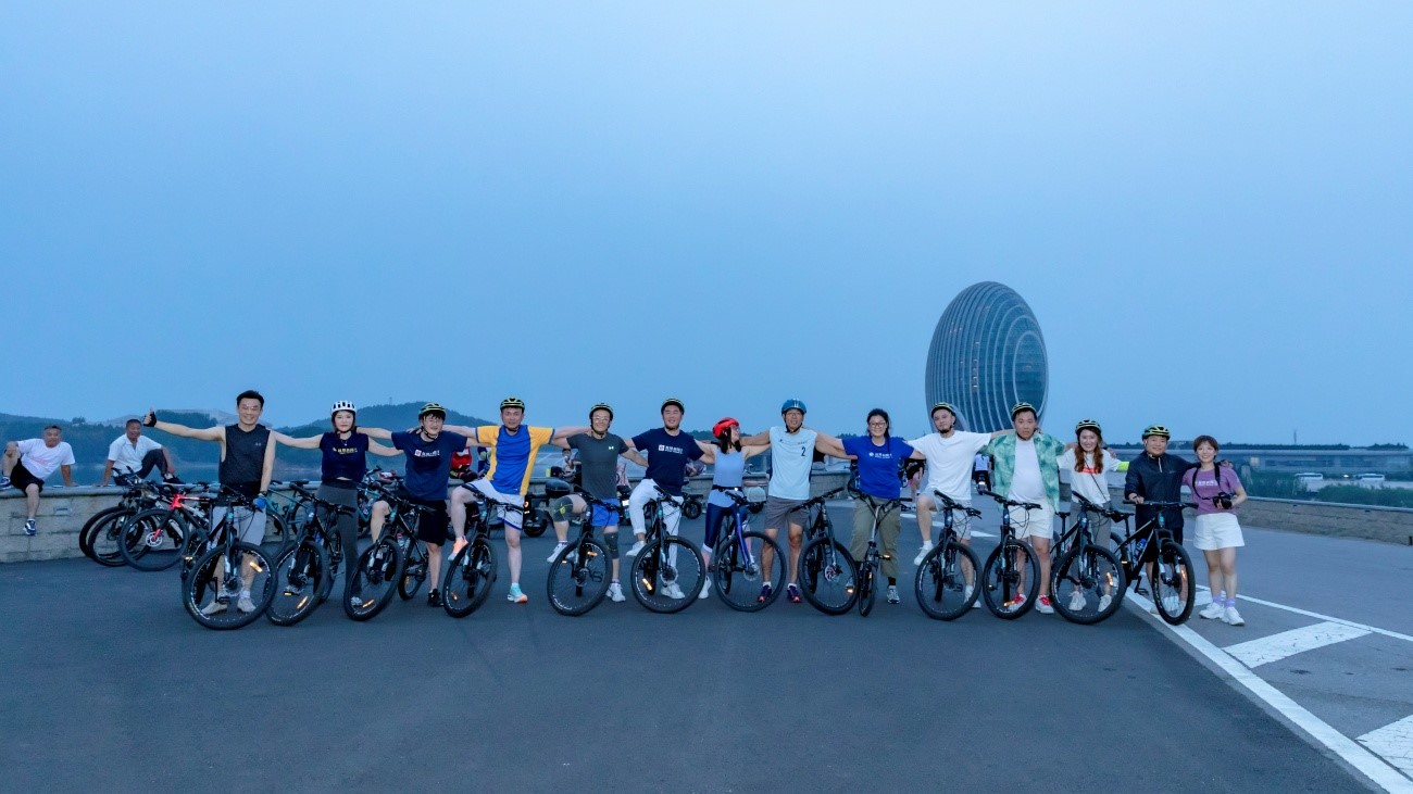 「騎行雁棲湖，凝聚團隊力！」 一日騎行團建，挑戰(zhàn)與美景同行！