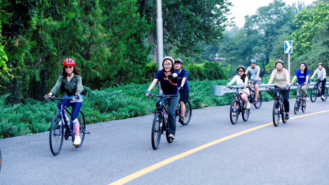 「騎行雁棲湖，凝聚團隊力！」 一日騎行團建，挑戰(zhàn)與美景同行！