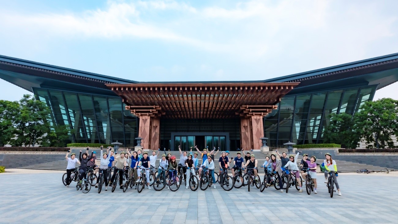 「騎行雁棲湖，凝聚團隊力！」 一日騎行團建，挑戰(zhàn)與美景同行！